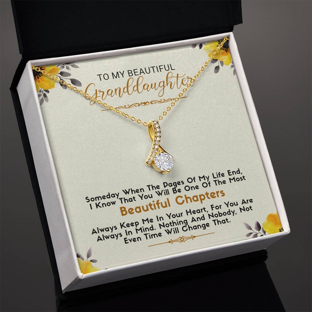 To My Beautiful Granddaughter | Alluring Beauty necklace