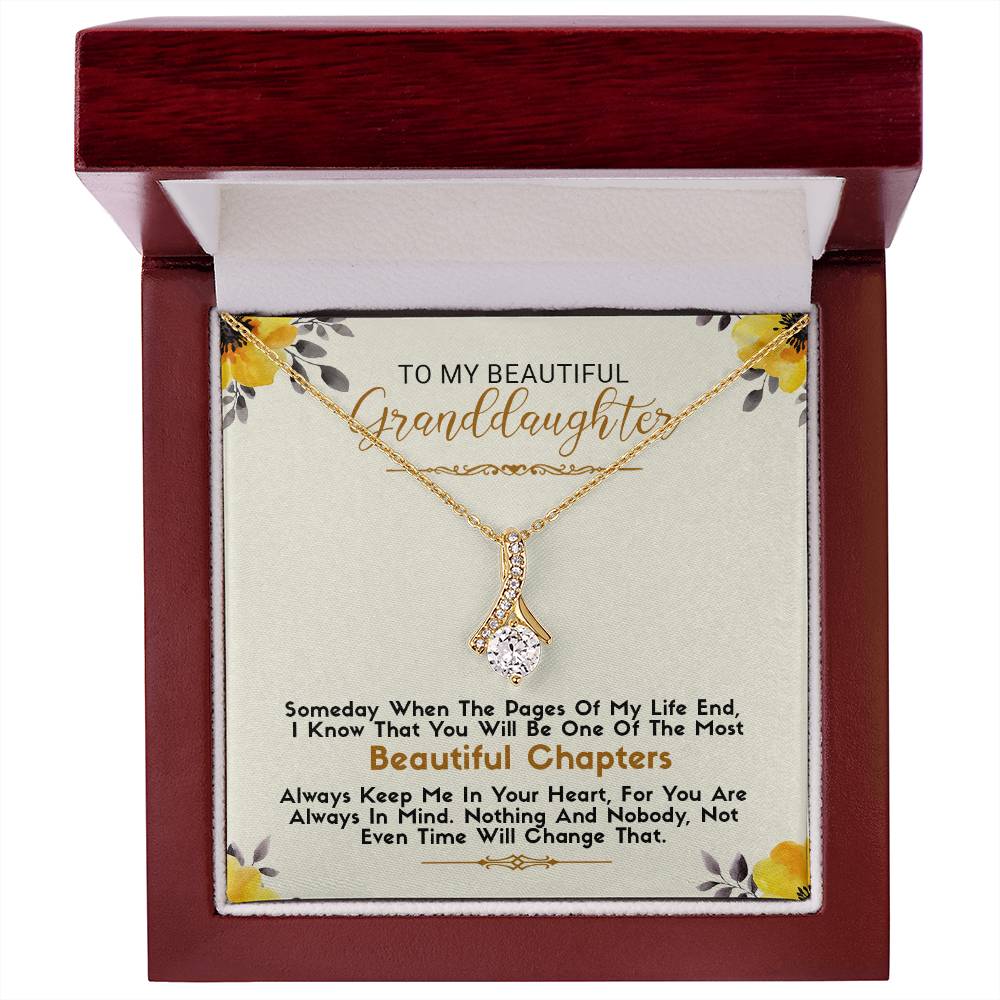 To My Beautiful Granddaughter | Alluring Beauty necklace