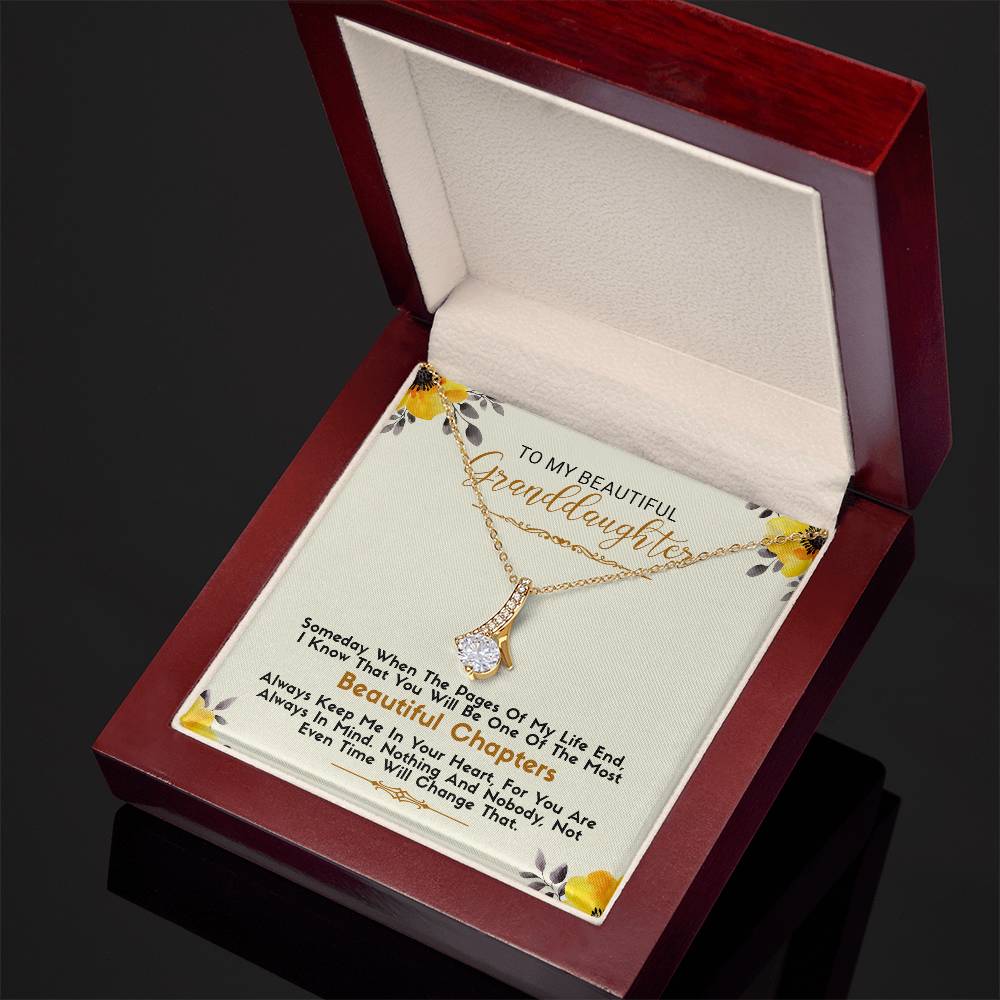 To My Beautiful Granddaughter | Alluring Beauty necklace