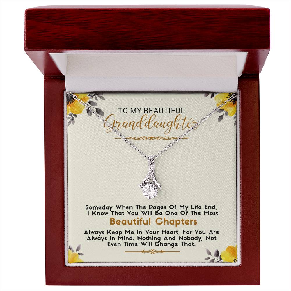 To My Beautiful Granddaughter | Alluring Beauty necklace