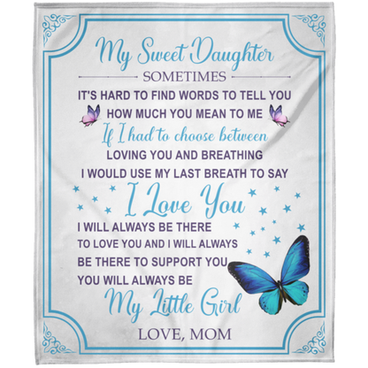 To My Daughter | FLM Arctic Fleece Blanket 50x60