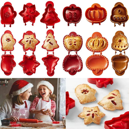 Holiday Mini Pie Molds Set