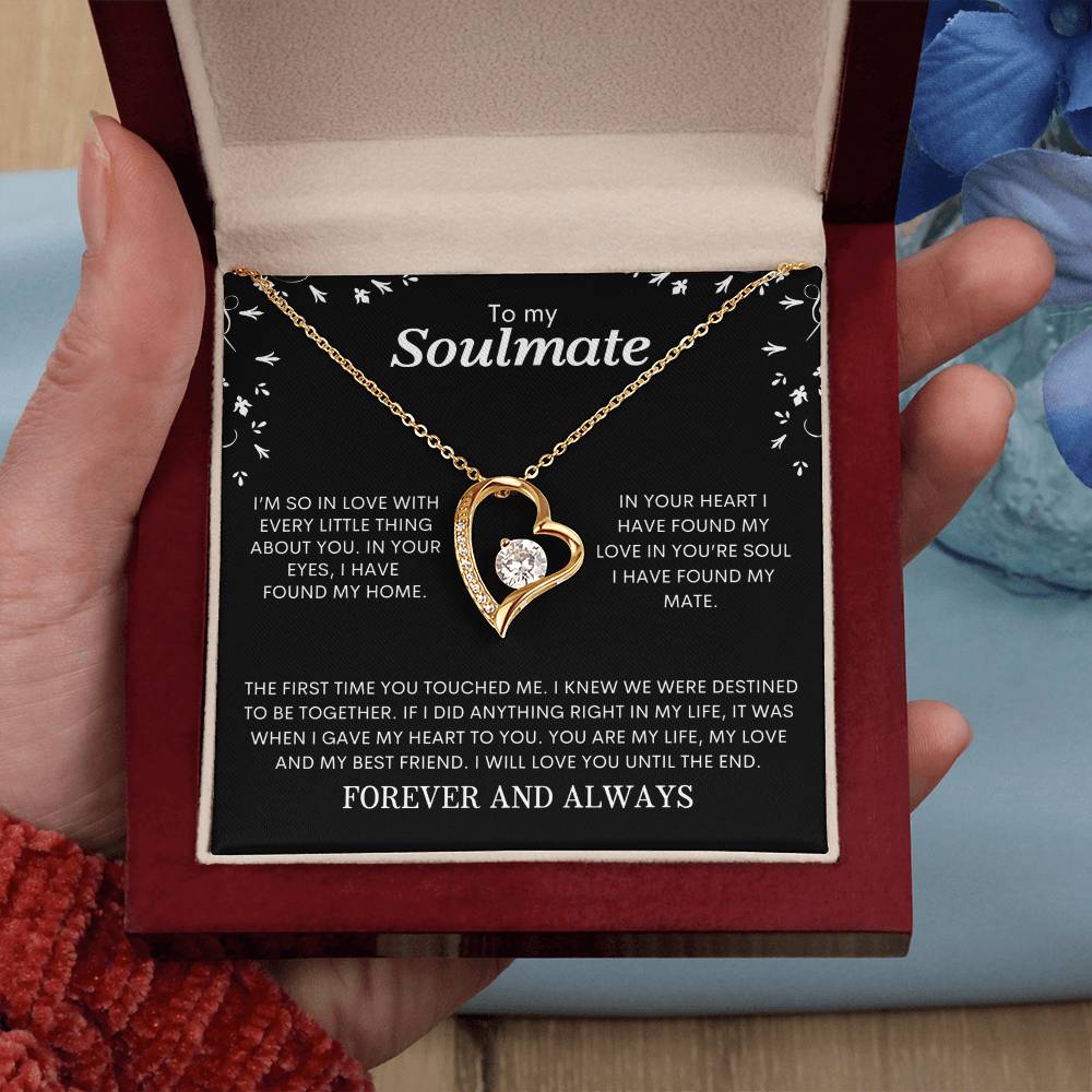 To My Soulmate | Forever Love Necklace