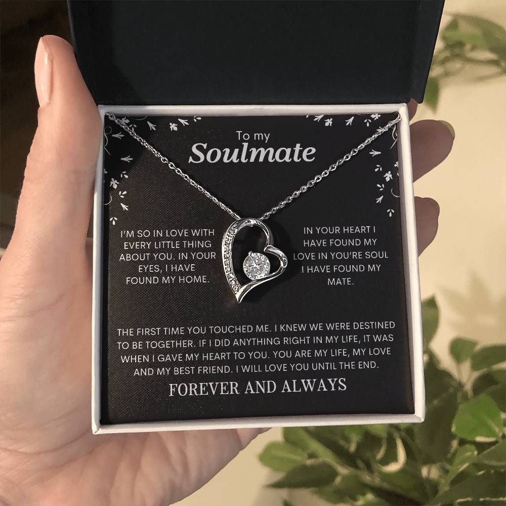 To My Soulmate | Forever Love Necklace