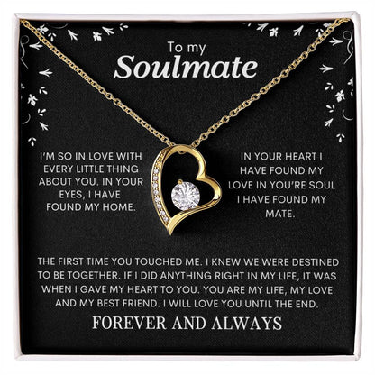 To My Soulmate | Forever Love Necklace