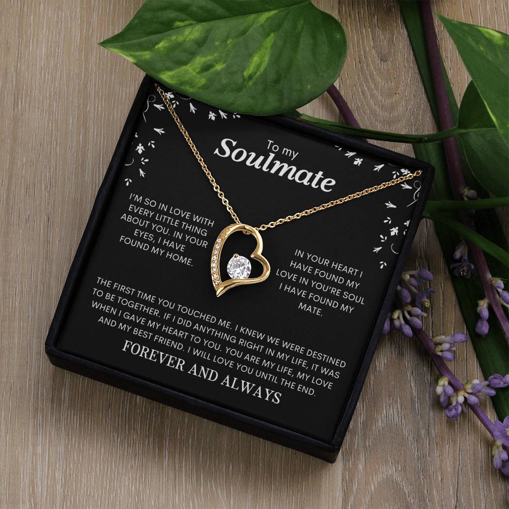 To My Soulmate | Forever Love Necklace