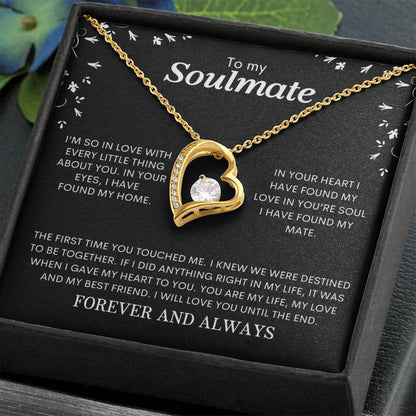 To My Soulmate | Forever Love Necklace