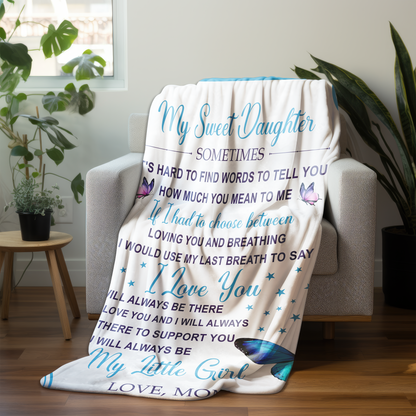 To My Daughter | FLM Arctic Fleece Blanket 50x60