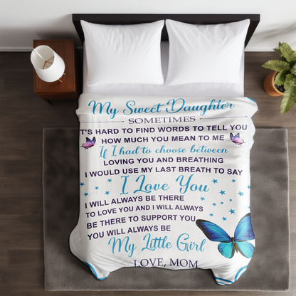 To My Daughter | FLM Arctic Fleece Blanket 50x60