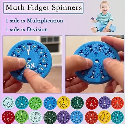 Math Mastermind Fidget Spinners Complete Set