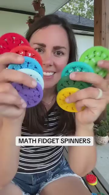 Math Mastermind Fidget Spinners Complete Set